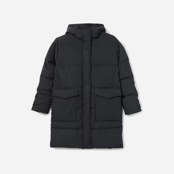 Everlane Jackets & Blazers - Everlane ReNew Long Puffer Black Size Small